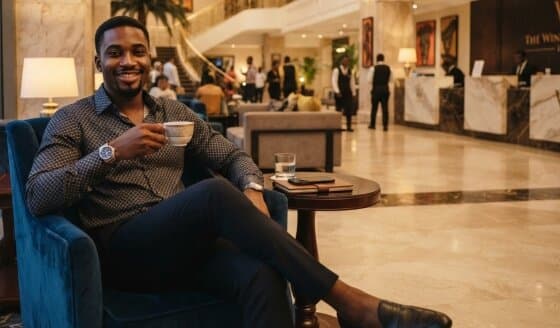 Hotel lobby